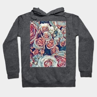 Antique roses pattern Hoodie